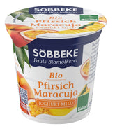 Yaourt pêche / fruit de la passion BIO 150 g - SOBBEKE
